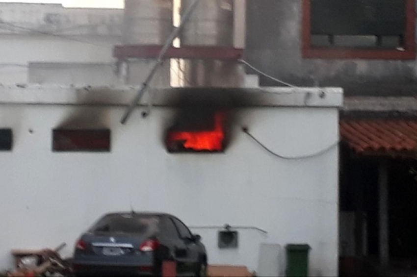 Incendio en el Hospital Provincial Presidente Perón de Avellaneda